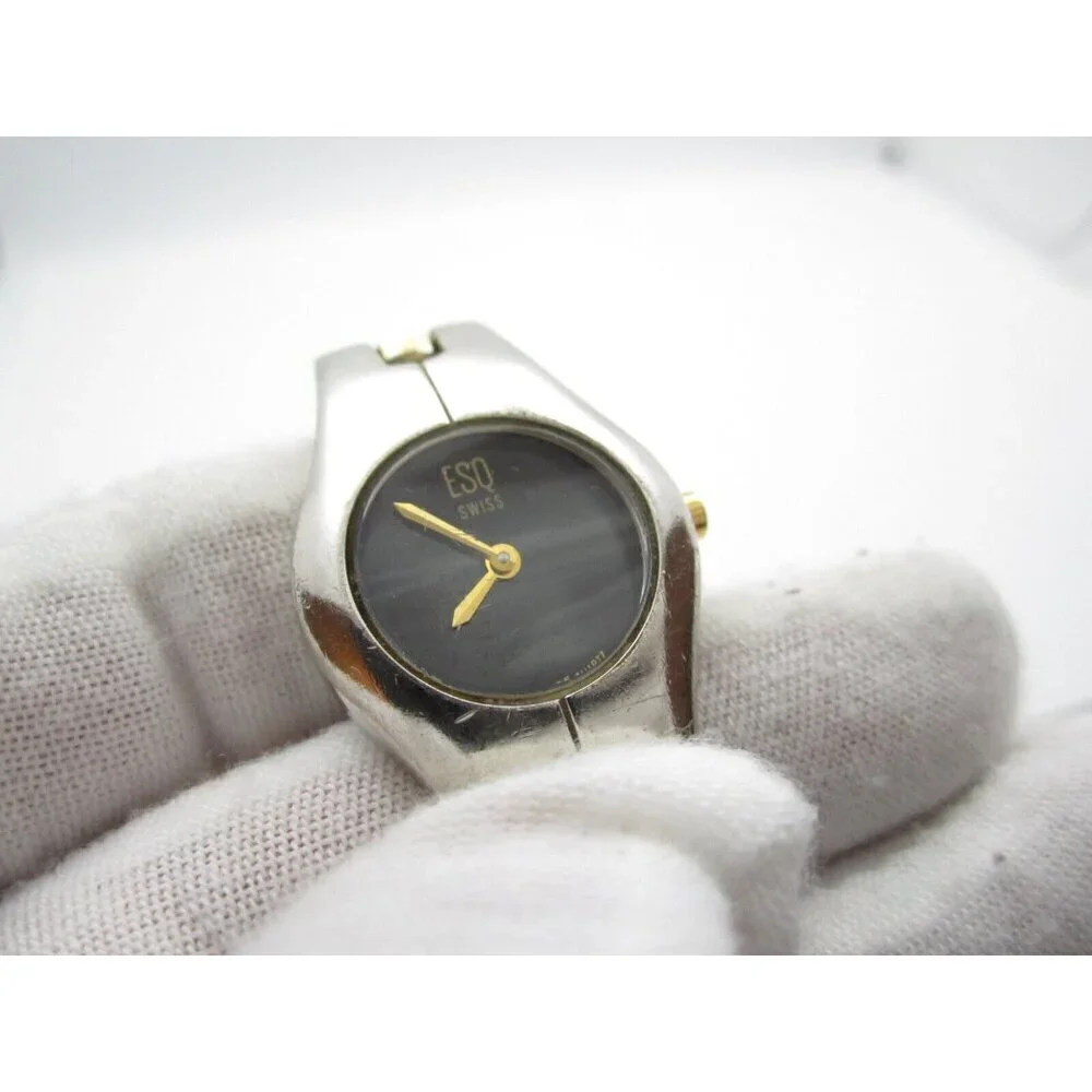 Women ESQ Swiss Quartz WR Analog 22mm Round Watch (H613) 